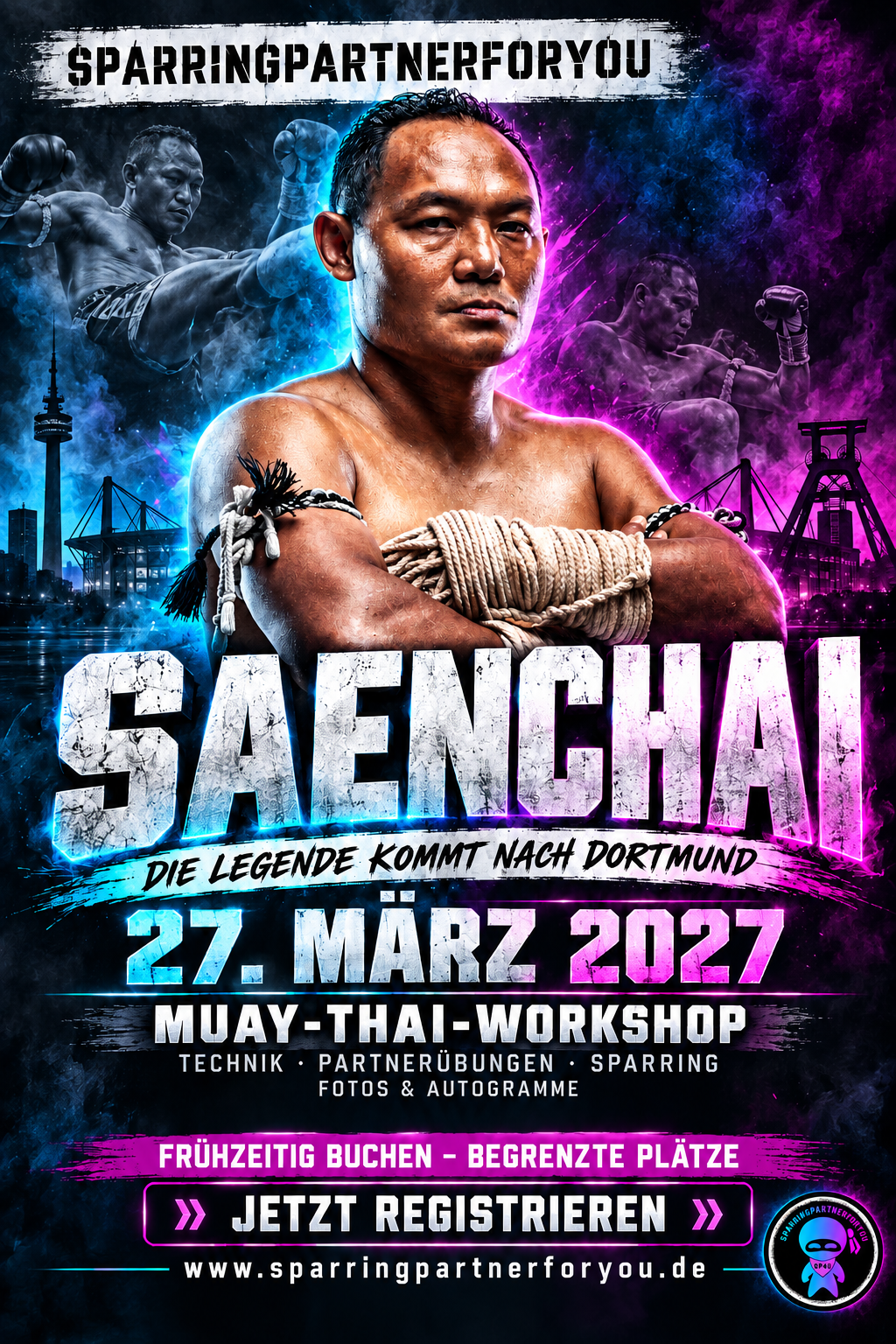 Muay Thai Workshop mit der Legende Saenchai